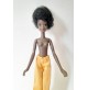 ♥ BAMBOLA LEGGY SUE HASBRO 1972 VINTAGE AFROAMERICANA AFRO DOLL polistil