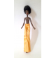 ♥ BAMBOLA LEGGY SUE HASBRO 1972 VINTAGE AFROAMERICANA AFRO DOLL polistil