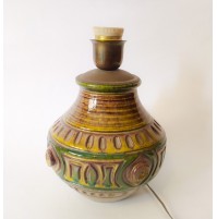 ♥ BASE PER LAMPADA IN CERAMICA ITALY VINTAGE MID CENTURY BITOSSI STUDIO 4 DESIGN