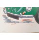 ♥ BENY GIANSIRACUSA MAGGIOLINO DS SERIGRAFIA BEETLE VOLKSWAGEN POP ART 50x70cm