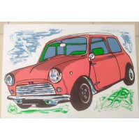 ♥ BENY GIANSIRACUSA PICCOLA 2015 MINI MINOR SERIGRAFIA POP ART 50x70cm