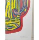 ♥ BENY GIANSIRACUSA W GAMBRINUS BOCCALE BIRRA SERIGRAFIA POP ART 70X50cm