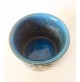 ♥ BITOSSI RAYMOR RIMINI BLU VASO IN CERAMICA CON STEMMA VINTAGE DESIGN LONDI