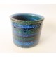 ♥ BITOSSI RAYMOR RIMINI BLU VASO IN CERAMICA CON STEMMA VINTAGE DESIGN LONDI