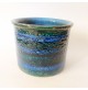 ♥ BITOSSI RAYMOR RIMINI BLU VASO IN CERAMICA CON STEMMA VINTAGE DESIGN LONDI