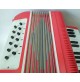 ♥ BONTEMPI FISARMONICA VINTAGE GIOCATTOLO JUNIOR 24 TASTI 12 BASSI ROSSA accordi