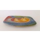 ♥ BRUNO BROLLI PIASTRA IN CERAMICA MADONNA DIPINTA VINTAGE RIMINI MIDCENTURY