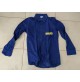 ♥ CAMICIA DIVISA DA LAVORO OPERAIO ENI AGIP NUOVO PIGNONE VINTAGE ANNI 70 BLU