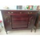 ♥ CASSETTIERA COMO' MOBILE CREDENZA IN LEGNO VINTAGE PIANO IN MARMO CASSETTONE