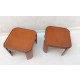 ♥ COPPIA DI TAVOLINI IN LEGNO IMPILABILI VINTAGE DESIGN ITALY HOME DECOR