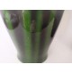 ♥ COPPIA DI VASI IN CERAMICA LUCIDA MADE IN ITALY VERDE BLU NERO MID CENTURY