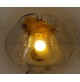 ♥ COPPIA LAMPADE DESIGN TONY ZUCCHERI VINTAGE SPACE AGE ABATJOURS VETRO MURANO