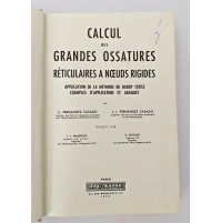 ♥ Calcul des grandes ossatures reticulaires Dunod Paris 1954 Francese SM119