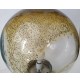 ♥ ENORME LAMPADA SFERA BOULE VINTAGE VETRO MURANO ORO BROTTO DESIGN VEART NASON