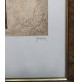 ♥ ENRICO BENAGLIA LITOGRAFIA VINTAGE ANNI 80 QUADRO CON CORNICE grafica 70x50