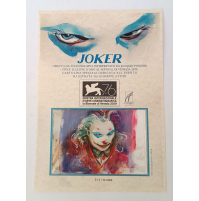 ♥ FOGLIO + CARTOLINA FILM JOKER LEONE D'ORO BIENNALE VENEZIA 2019  L05