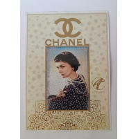 ♥ FOGLIO + CARTOLINA OMAGGIO A COCO CHANEL  L05a