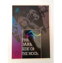 ♥ FOGLIO + CARTOLINA PINK FLOYD THE DARK SIDE OF THE MOON 50 ANNI 2023  L05