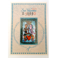 ♥ FOGLIO + CARTOLINA SAN VALENTINO 2023 TI AEMMEO PAOLO NOVELLI  L05