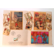 ♥ FOLDER PINOCCHIO 1883 2023 140th ANNIVERSARY 3 CARTOLINE CON ANNULLO W31D