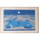 ♥ FRANCESCO CASORATI SERIGRAFIA NOTTURNO  70X50 CM QUADRO VINTAGE