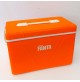 ♥ FRIGO FRIGORIFERO PORTATILE FANTA DA VIAGGIO VINTAGE SPACE AGE ARANCIONE