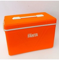 ♥ FRIGO FRIGORIFERO PORTATILE FANTA DA VIAGGIO VINTAGE SPACE AGE ARANCIONE