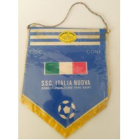 ♥ GAGLIARDETTO CALCIO S.S.C. ITALIA NUOVA 1946 BARI FIGC CONI VINTAGE