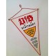 ♥ GAGLIARDETTO CALCIO STUTTGART BUNDESLIGA 1984 PENNANT VINTAGE BIFACCIALE