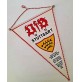 ♥ GAGLIARDETTO CALCIO STUTTGART BUNDESLIGA 1984 PENNANT VINTAGE BIFACCIALE