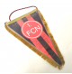 ♥ GAGLIARDETTO F.C. NURNBERG 1. FCN CALCIO BUNDESLIGA PENNANT 1987