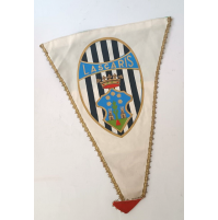 ♥ GAGLIARDETTO LASCARIS CALCIO PENNANT PIANEZZA TORINO IN TESSUTO VINTAGE