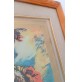 ♥ GIORGIO DE CHIRICO SERIGRAFIA SU LASTRA DI OTTONE CAVALLO CON CORNICE VINTAGE