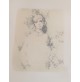 ♥ GIUSEPPE GIORGI FIGURA FEMMINILE LITOGRAFIA CHINA QUADRO 1979 CON CORNICE