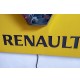 ♥ GRANDE INSEGNA RENAULT METALLO LUMINOSA TARGA TABELLA 110 CM GIALLA VINTAGE