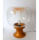 ♥ GRANDE LAMPADA VINTAGE DESIGN TONY ZUCCHERI MAZZEGA VEART SPACE AGE ANNI 70