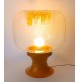 ♥ GRANDE LAMPADA VINTAGE DESIGN TONY ZUCCHERI MAZZEGA VEART SPACE AGE ANNI 70