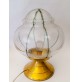 ♥ GRANDE LAMPADA VINTAGE DESIGN TONY ZUCCHERI VEART SPACE AGE VETRO MURANO