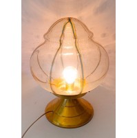 ♥ GRANDE LAMPADA VINTAGE DESIGN TONY ZUCCHERI VEART SPACE AGE VETRO MURANO