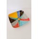 ♥ GRANDE PIATTO VASSOIO MULTICOLOR IN CERAMICA ICAV GIORDANO VIETRI MIDCENTURY