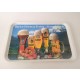 ♥ GRANDE VASSOIO BIRRA FRESCA FORST IN MEBEL PLASTICA VINTAGE SPACE AGE