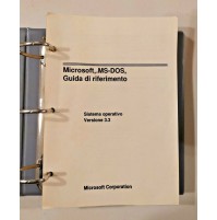 ♥ GUIDA DI RIFERIMENTO Microsoft MS-DOS Versione 3.3 Vintage ASEM IBM 1989 HA27