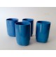 ♥ GUZZINI SET 4 BICCHIERI DA BIBITA AZZURRI AMANDA DESIGN AMBROGIO POZZI