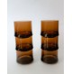 ♥ GUZZINI SET 6 BICCHIERI DA VINO PAGODA DESIGN PAOLO TILCHE VINTAGE FUME'