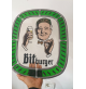 ♥ INSEGNA TABELLA BIRRA BITBURGHER IN VETRO PLASTIFICATO STAMPA VINTAGE TARGA