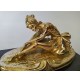 ♥ LA DANZA DEL CIGNO STATUINA BALLERINA LAMINATA ORO 24 K VINTAGE DESIGN STATUA