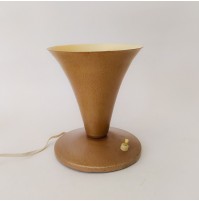 ♥ LAMPADA DA TAVOLO A CONO VINTAGE MID CENTURY DESIGN SABBIA ABAT JOUR stilnovo