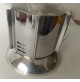 ♥ LAMPADA DA TAVOLO CUBIC VINTAGE DESIGN GAETANO SCIOLARI VETRO CHROME SPACE AGE