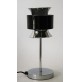 ► LAMPADA DA TAVOLO DIABOLO CHROME BLACK VINTAGE SPACE AGE DESIGN stilnovo