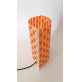 ♥ LAMPADA DA TAVOLO IN PLASTICA INTRECCIATA ARANCIONE TIPO PARKER SLAMP FUNNY